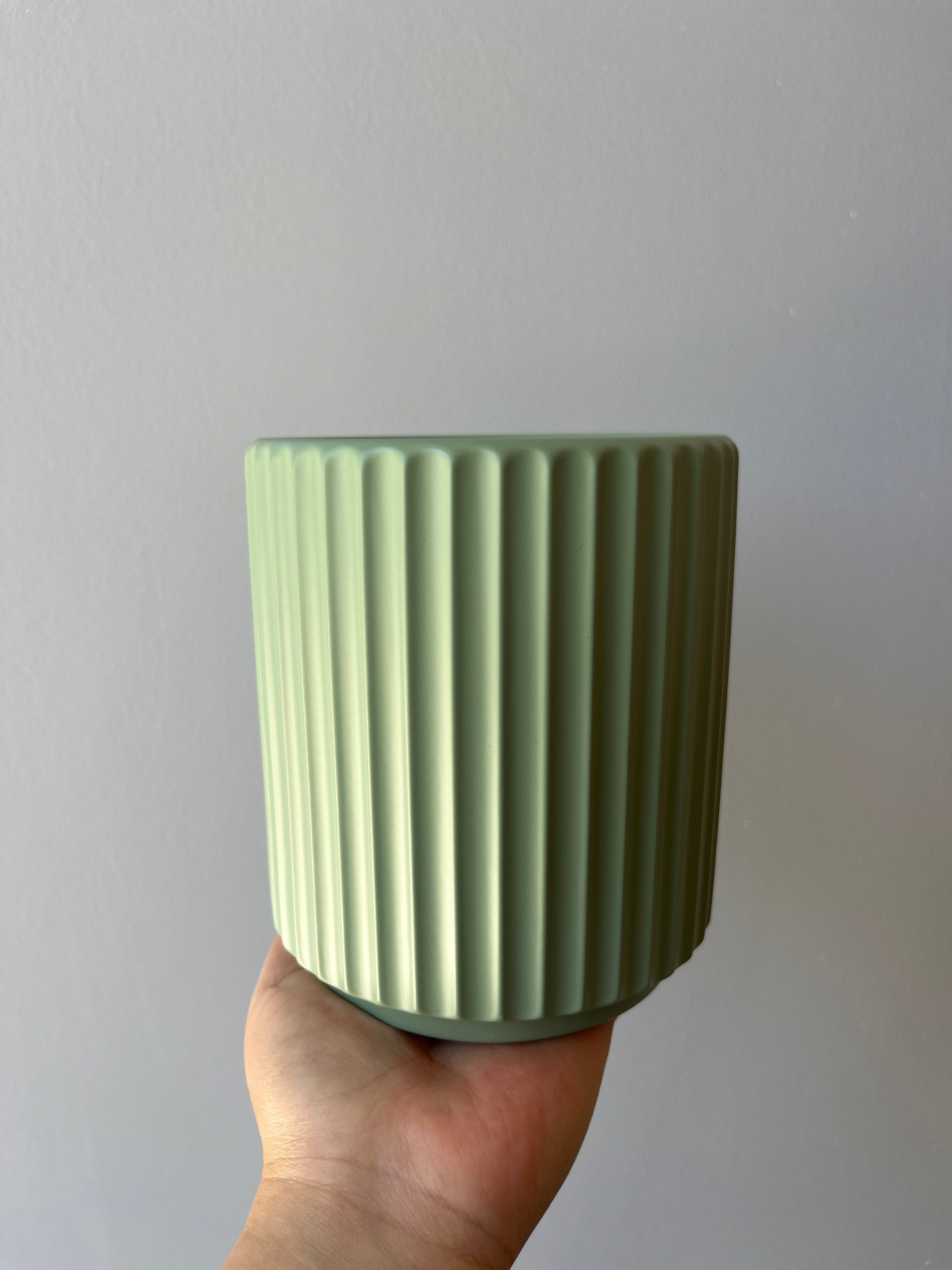 Macetero largo ceramica