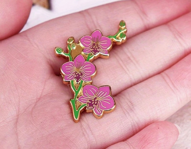 Broche de orquidea