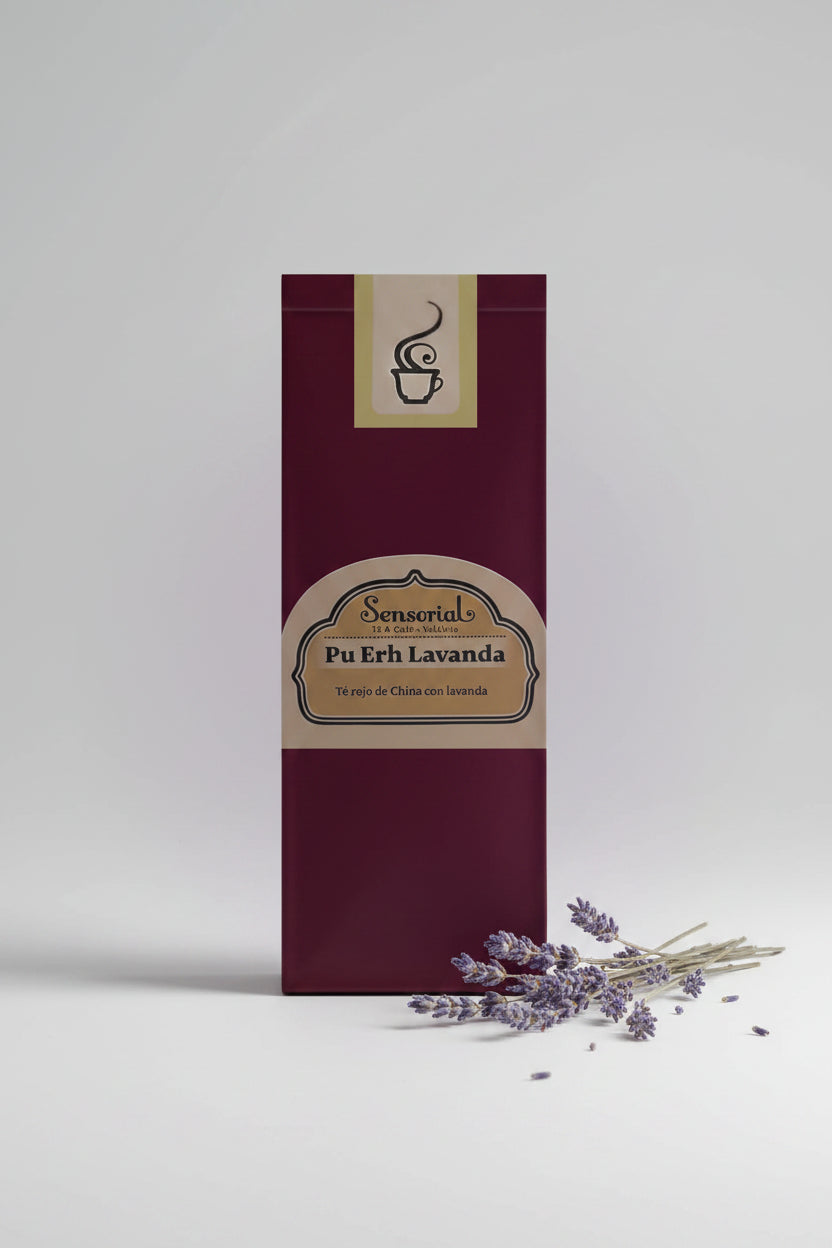 Te sensorial Pu Erh Lavanda 50 g.