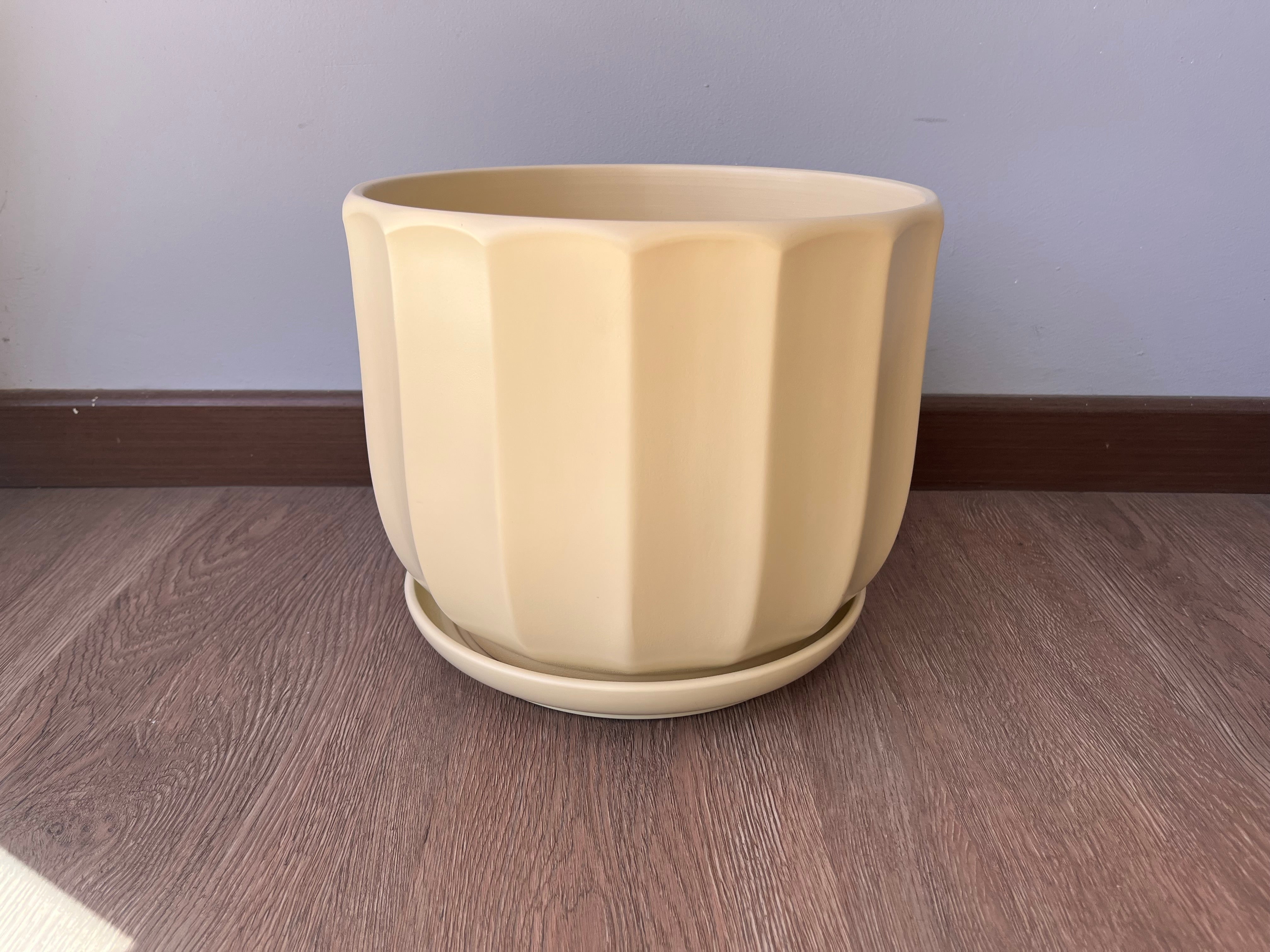 Macetero Beige Cerámica Tamaños