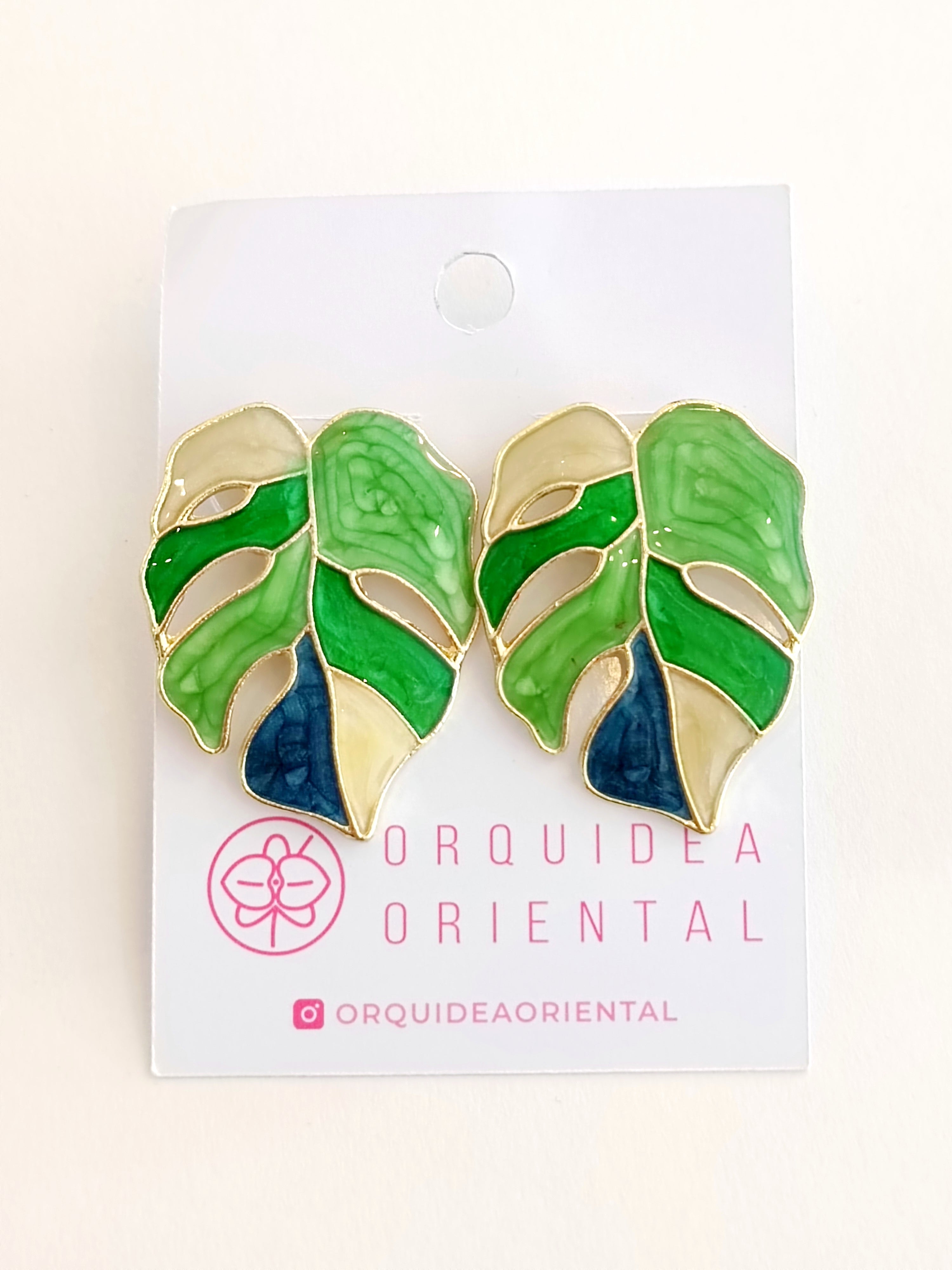 Aros de Hoja de Monstera