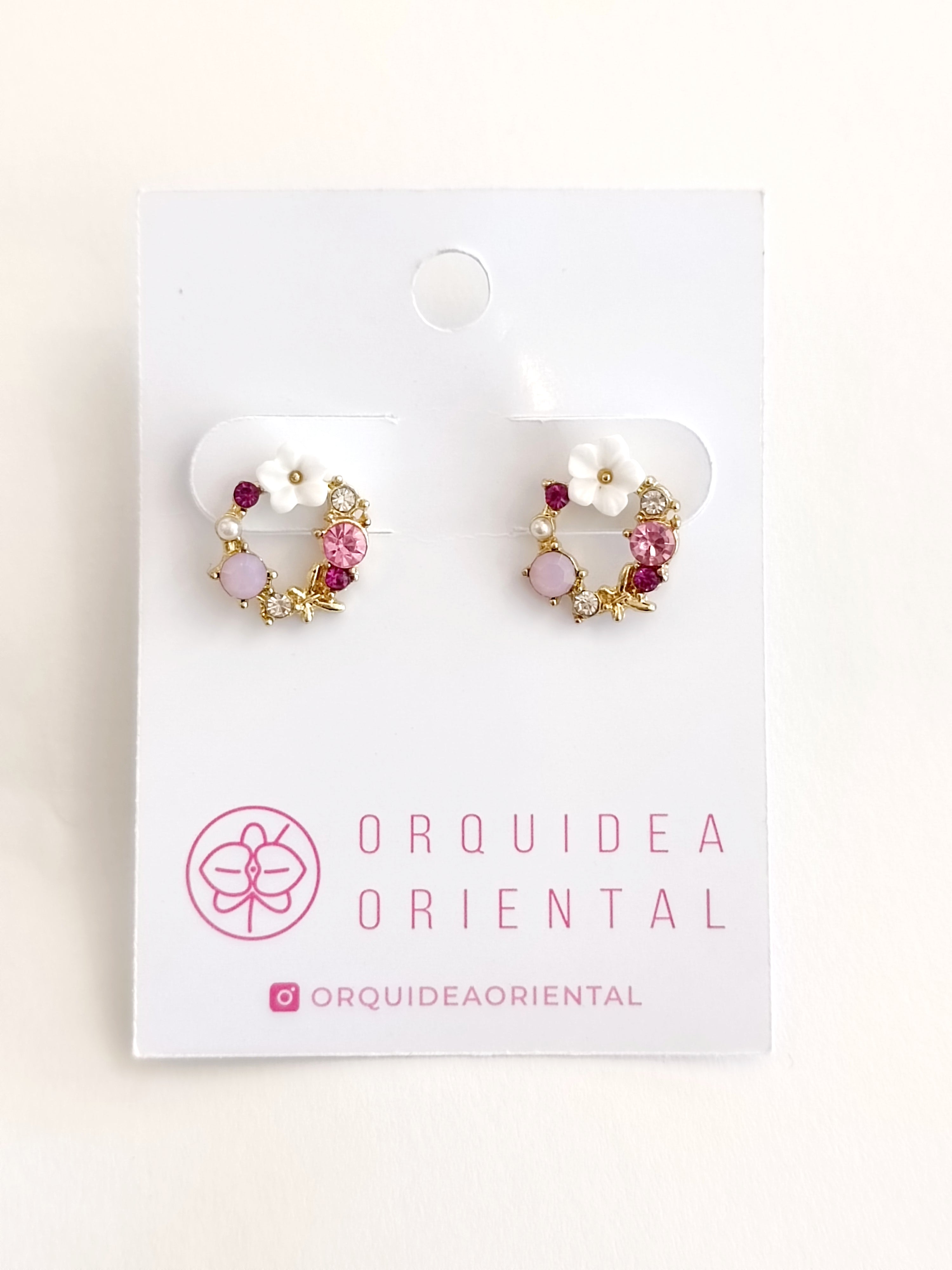 Aros de Piedras Brillo