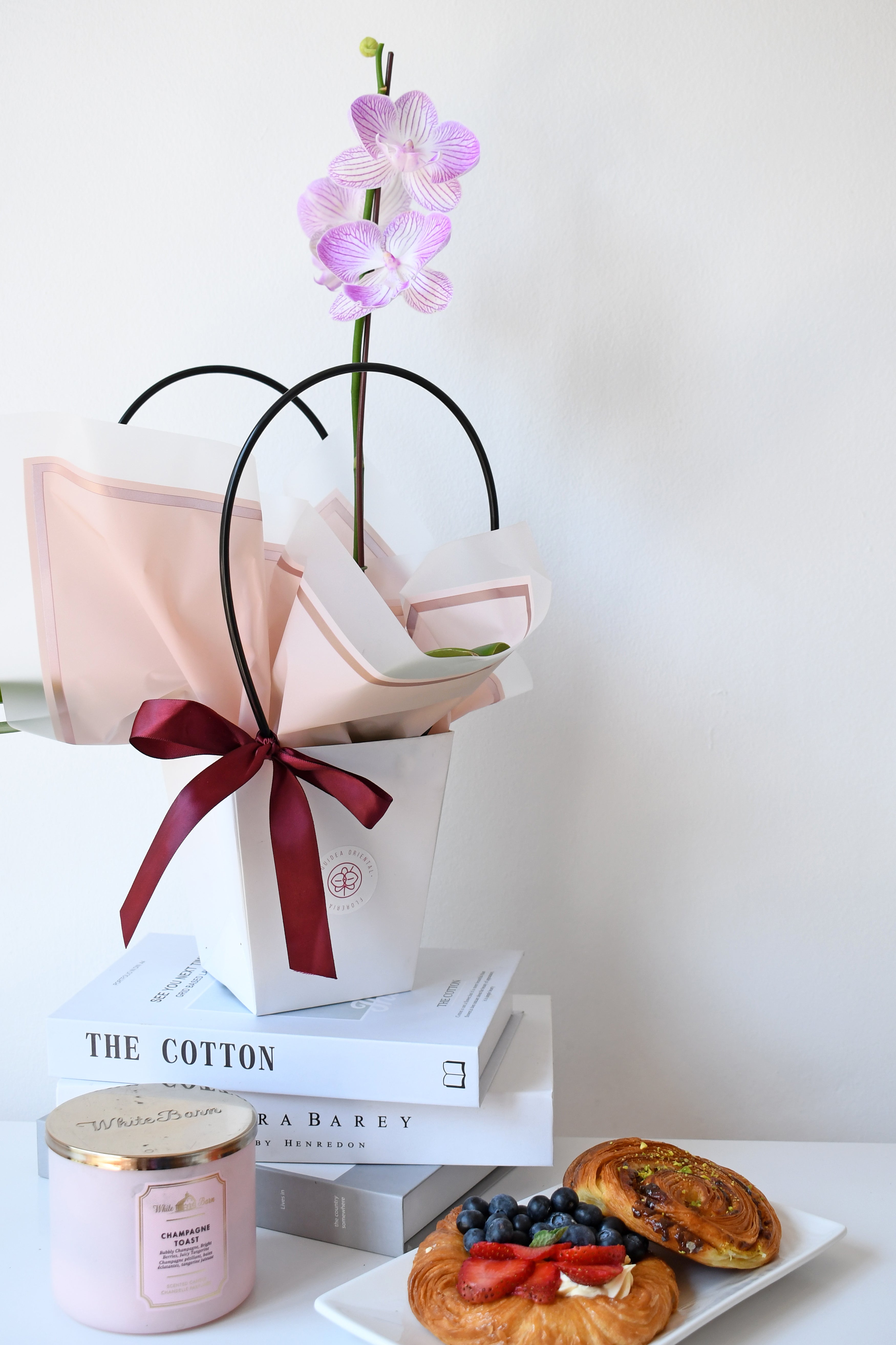 Orquidea de color especial en bolsa