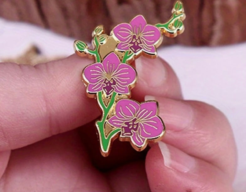 Broche de orquidea