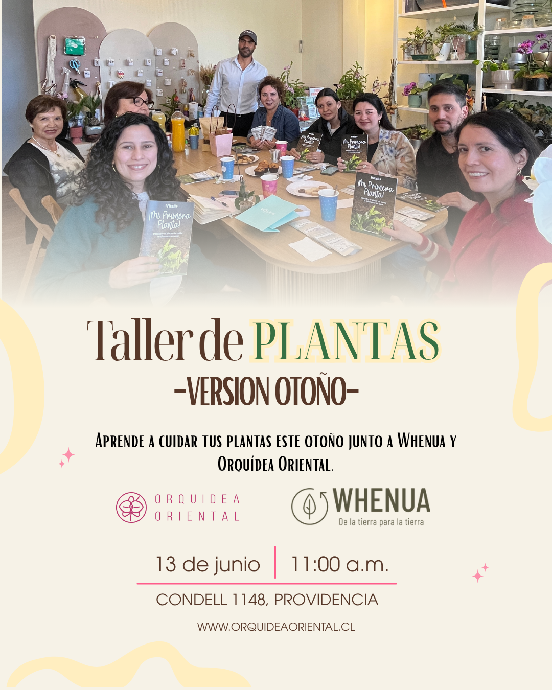 Taller "Cuida tus plantas en otoño" junto a Whenua  🍂🪴✨