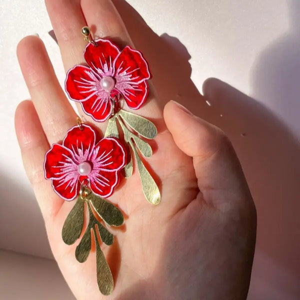 Aros largo de orquideas