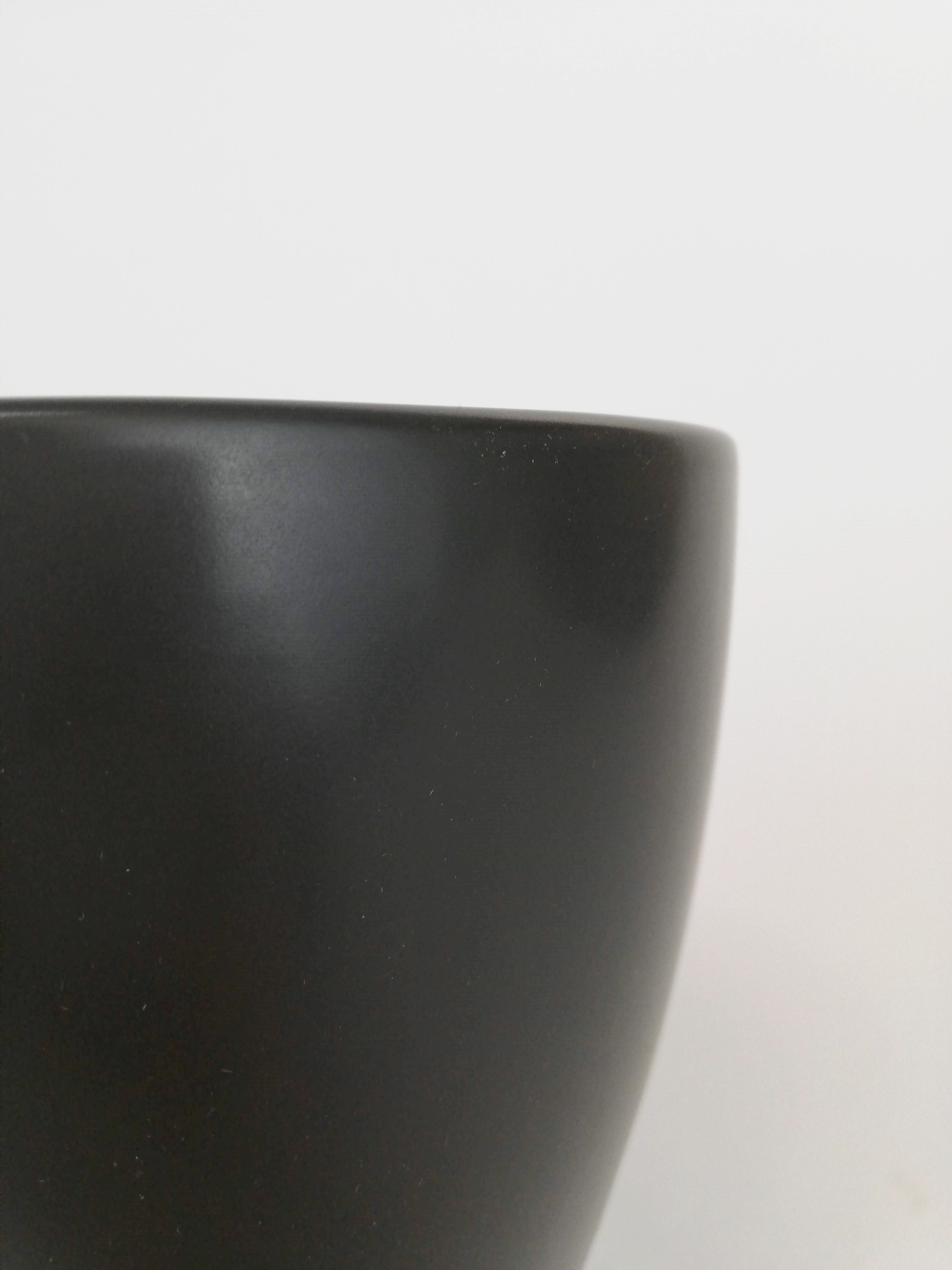 PORTAMACETERO CERAMICA NEGRA