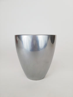 MACETERO CERAMICA PLATA