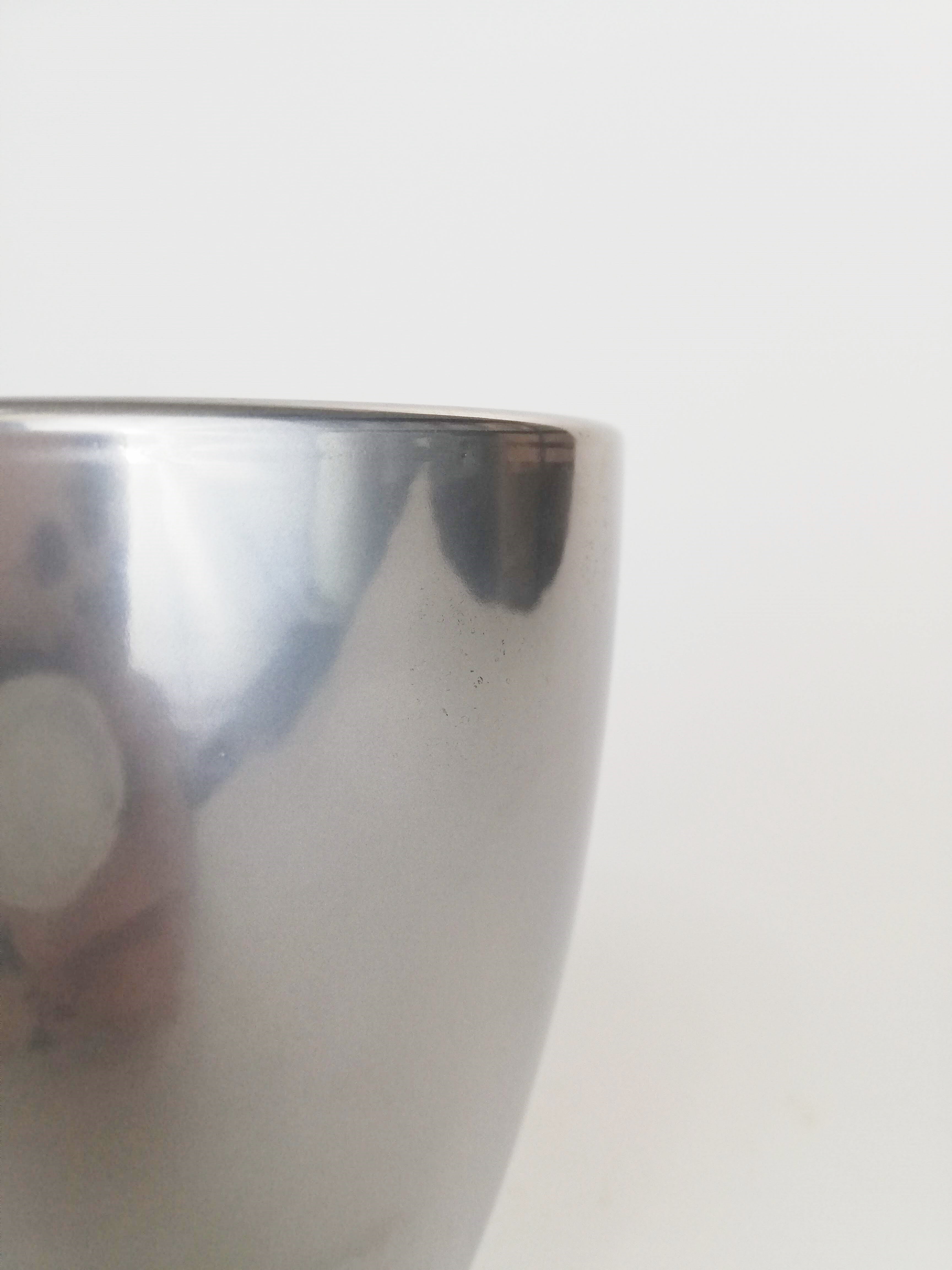 MACETERO CERAMICA PLATA